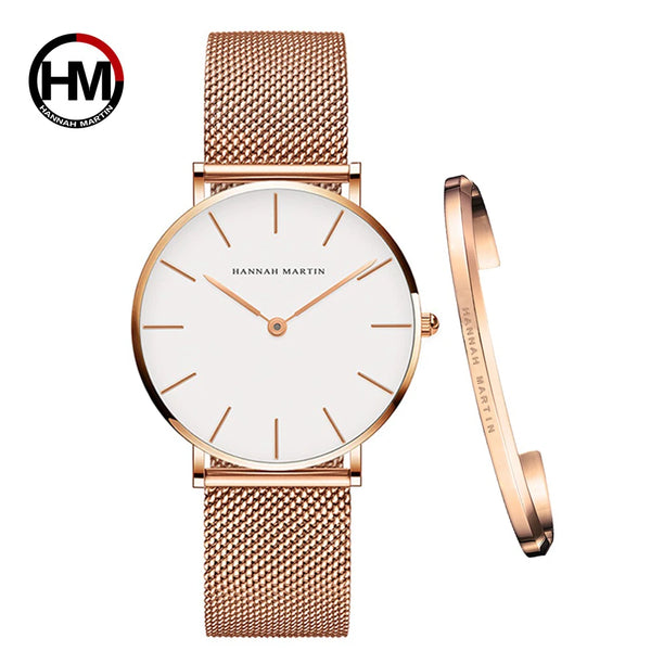 "Timeless Elegance: Rose Gold Watch Set"