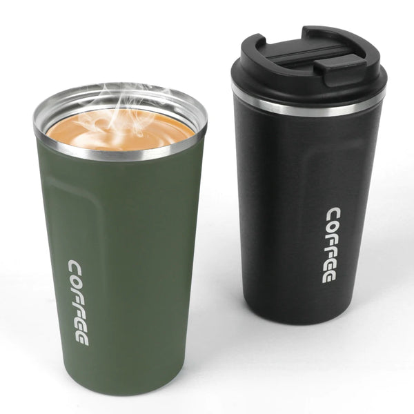 Thermo Cafe Coffee Mug: Perfect Travel Companion ☕🚗