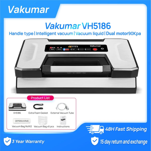 "Vakumar VH5186 Automatic Food Vacuum Sealer"