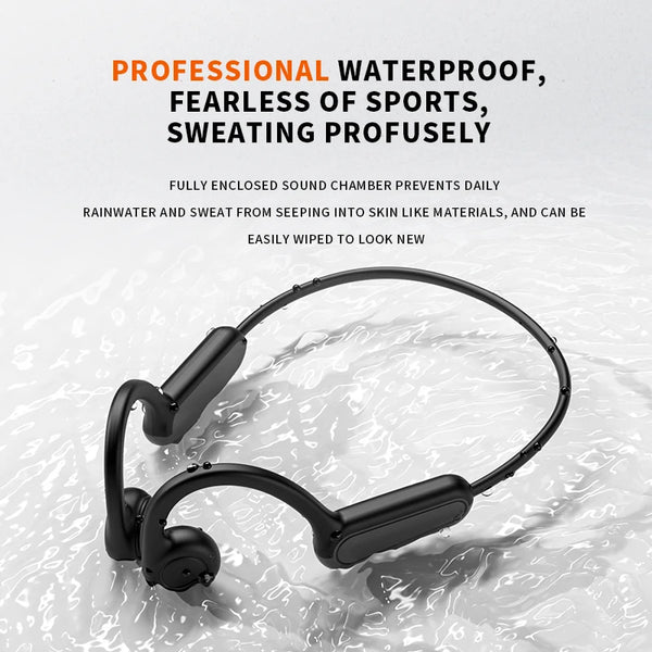 "Experience Sound with Bone Conduction Sports Headphones"