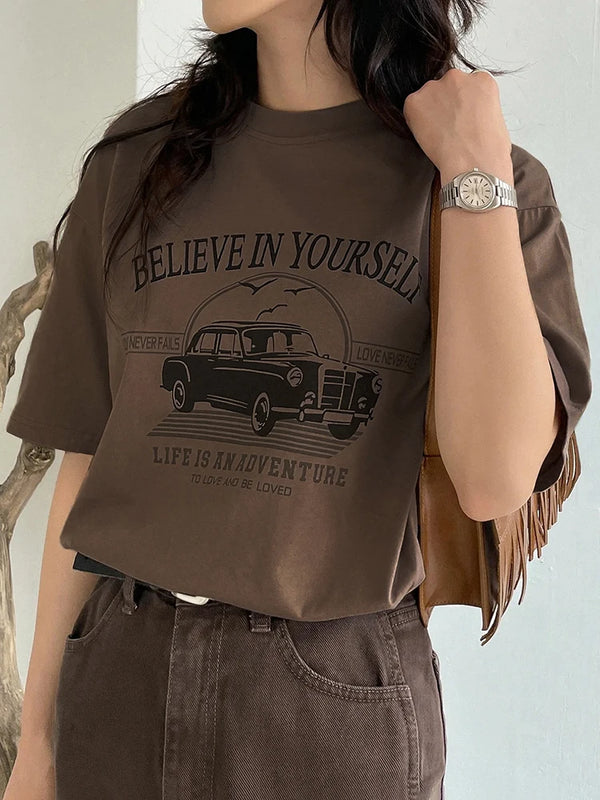 "Vintage 'Believe In Yourself' Tee"