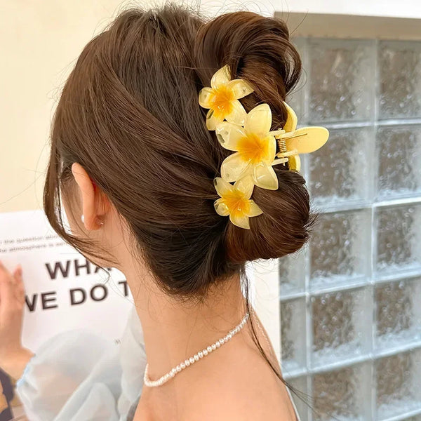 Seaside Summer Flower Hairpins