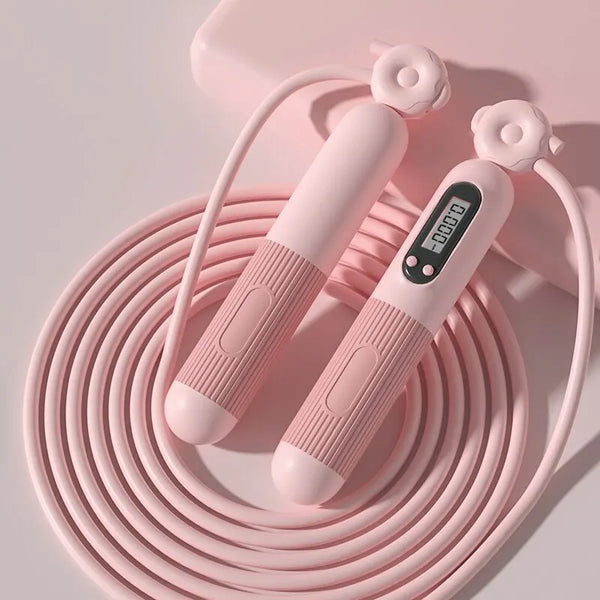 "Smart Jump Rope with Calorie Counter"