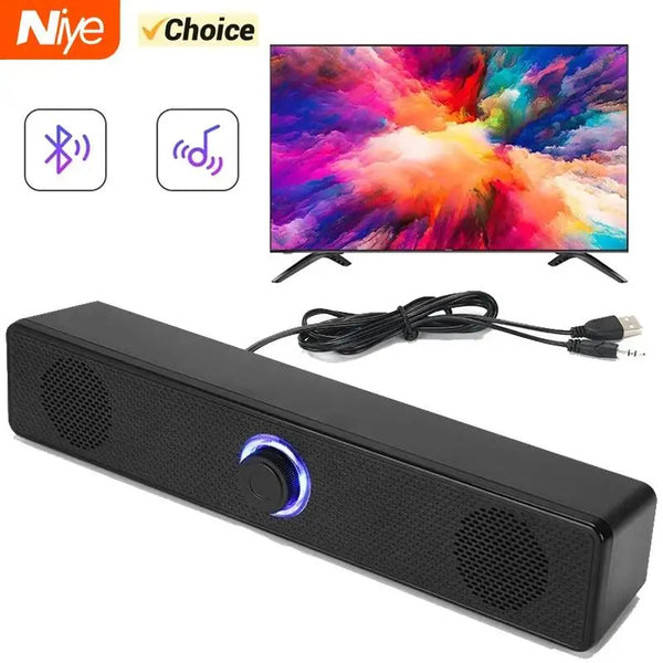 "PC Soundbar Wired & Wireless Speaker"