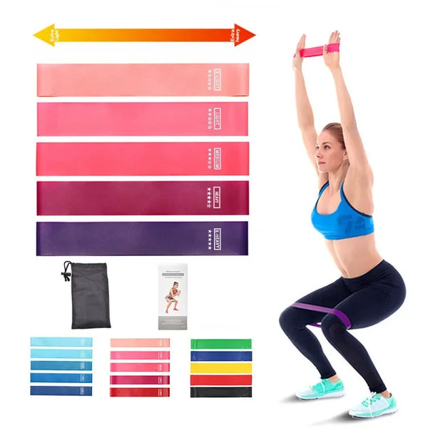 "5Pcs Resistance Bands for Fitness"